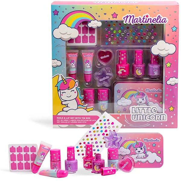 Martinelia Little Unicorn Nail & Lip Tin Box Set | Comprar