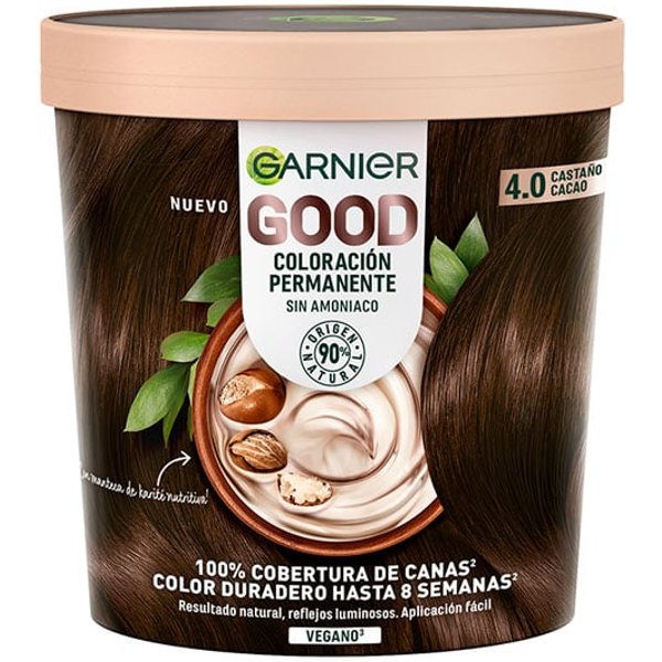 Garnier Good Coloración Nº 4.0 Castaño Cacao | Comprar