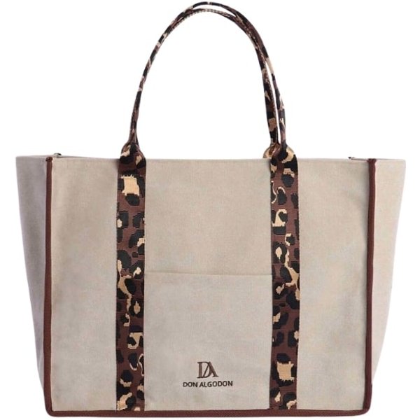 Don Algodón Bolso de Playa Animal Print | Paco Perfumerías
