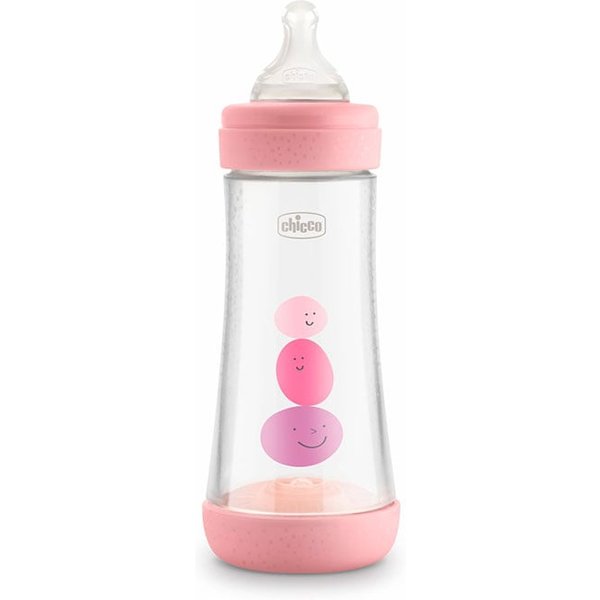 CHICCO Biberón Perfect 5 Rosa 4 Meses+ // Precio, Comprar