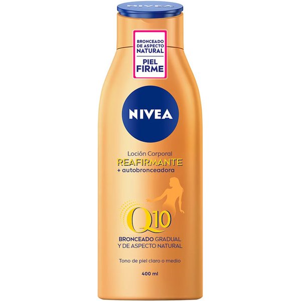 Nivea Q10 Loción Reafirmante + Autobronceadora | Precio, Comprar