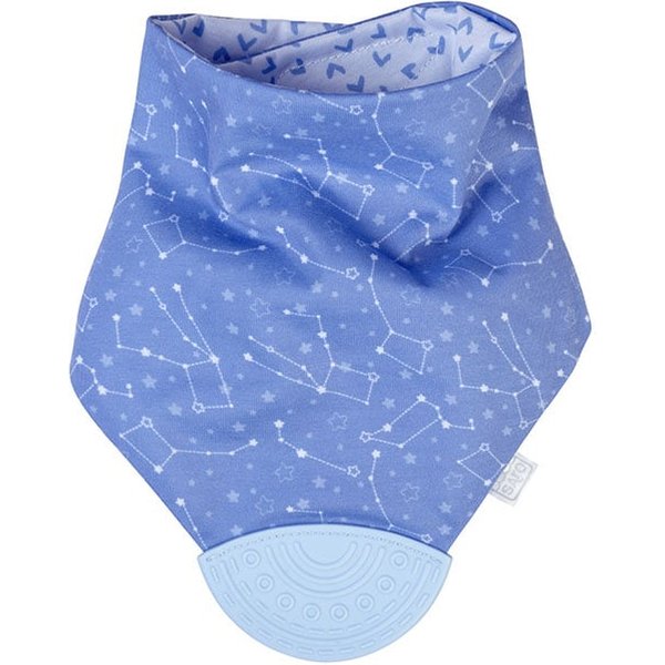 Saro Baby Bandana Reversible con Mordedor Azul | Precio, Comprar