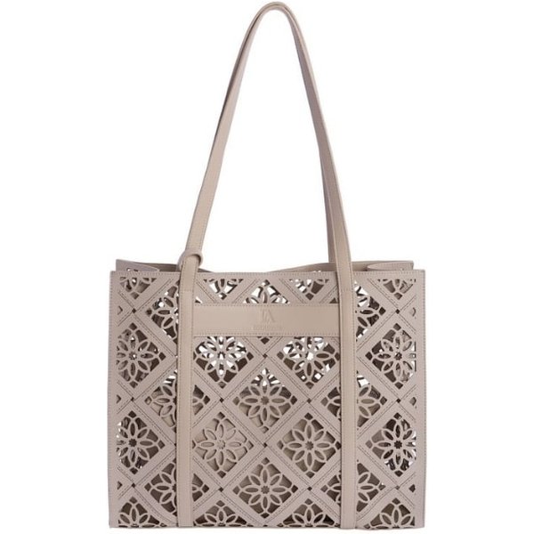 Don Algodón Bolso de Hombro Calado Beige | Paco Perfumerías