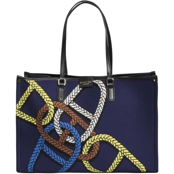 My Best Bag Bolso Tote Bordado Cadenas