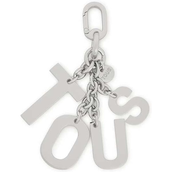 Tous Llavero Metal Letters Plateado | Paco Perfumerías