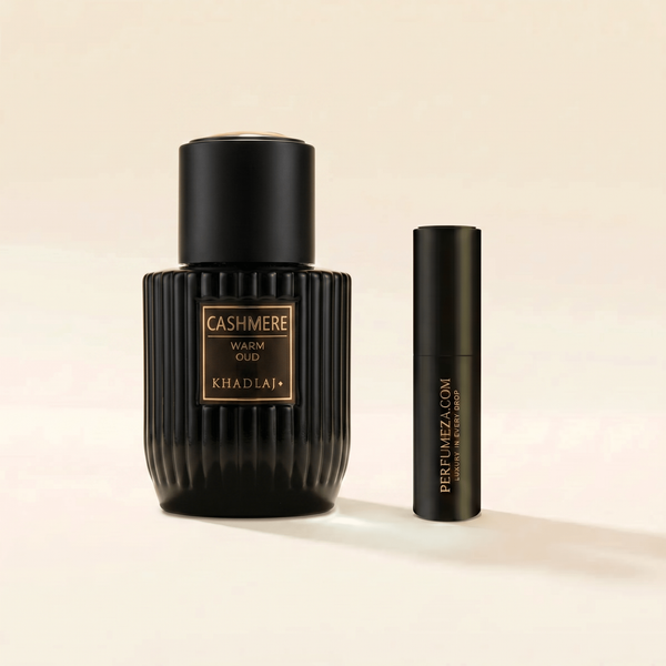 Khadlaj Cashmere Warm Oud Eau de Parfum — 5 ml parfymprov (decant)