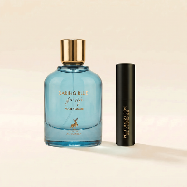 Maison Alhambra Daring Blue For Life Eau de Parfum — 5 ml parfymprov (decant)