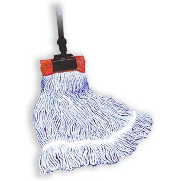 Premium Blend Looped End Wet Mop, 1-1/4", #24 Large