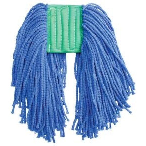 Pearl Microfiber Wet Mop, Blue, 5" headband, #24 Large