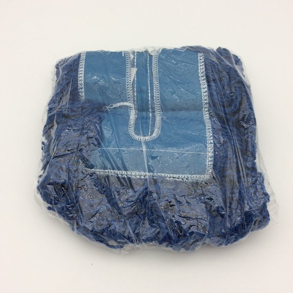 Dust Mop Head 18X5 Laundered Pre-Treated Cotton Blue