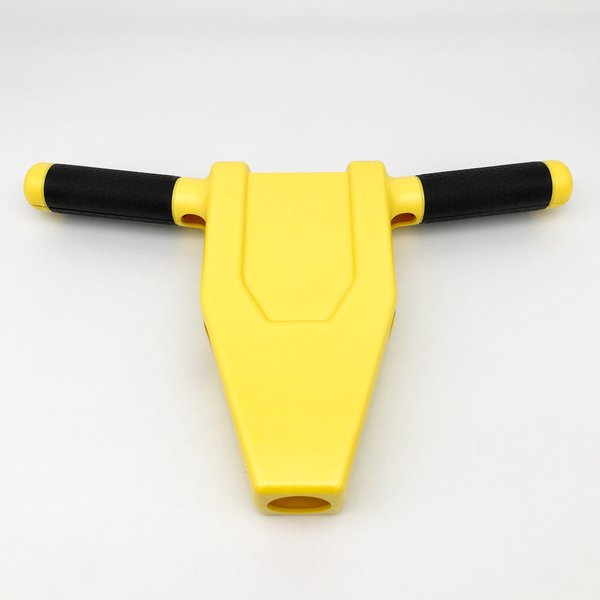 SWITCH BOX COVER, REAR YELLOW