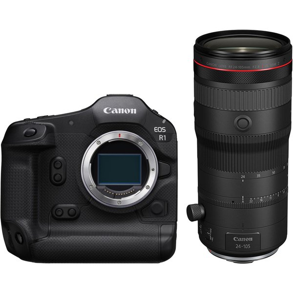 Canon EOS R1 Mirrorless Camera with RF 24-105 f/2.8L IS USM Z Lens