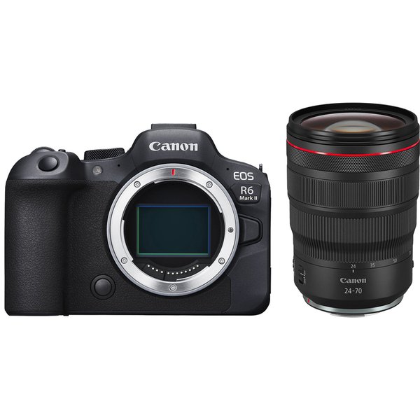 Canon EOS R6 Mark II Mirrorless Camera with RF 24-70mm f/2.8L IS USM Lens