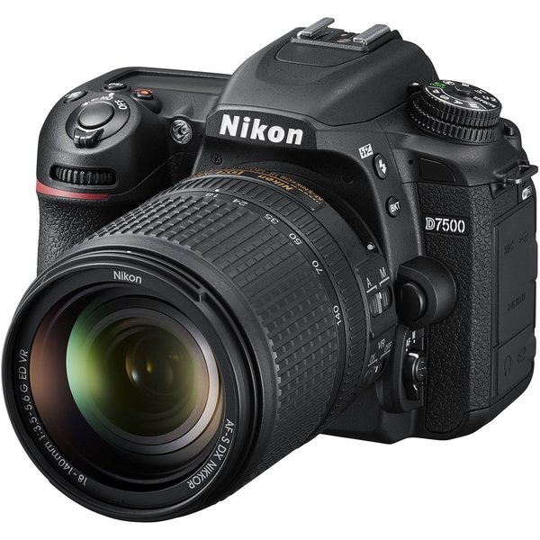 Nikon D7500 DSLR Camera with AF-S DX 18-140mm f/3.5-5.6G ED VR Lens