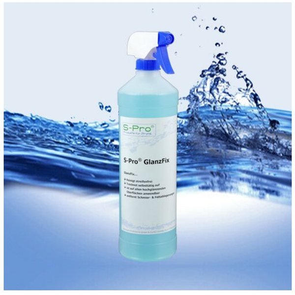S-Pro GlanzFix Glas & Fensterreiniger 1L