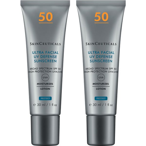SkinCeuticals Ultra Facial Defense SPF 50+ Facial Sunscreen (2 x 30ml) Duo