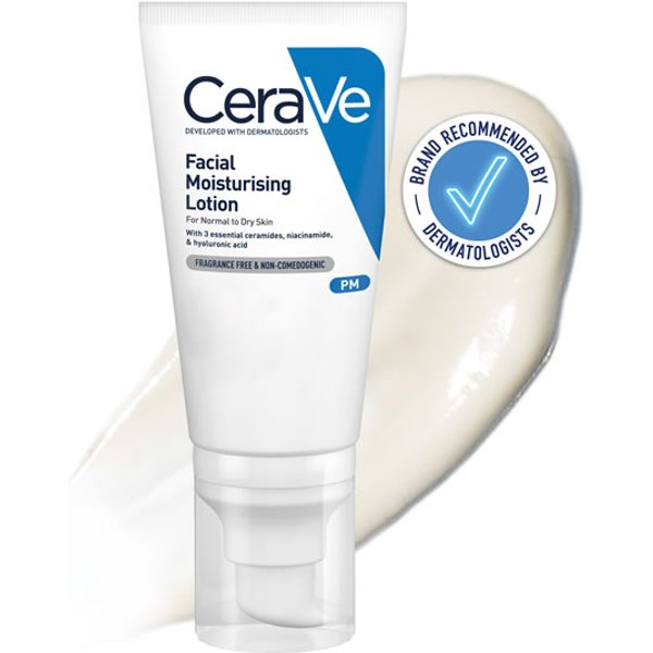 CeraVe PM Facial Moisturising Lotion (52ml)