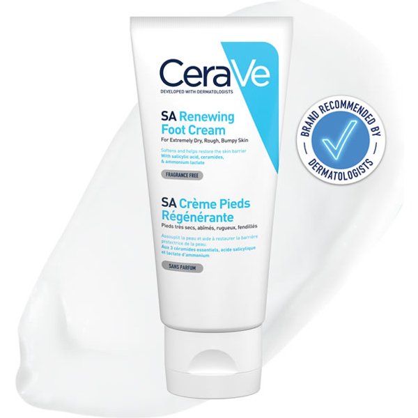 CeraVe SA Renewing Foot Cream (88ml)