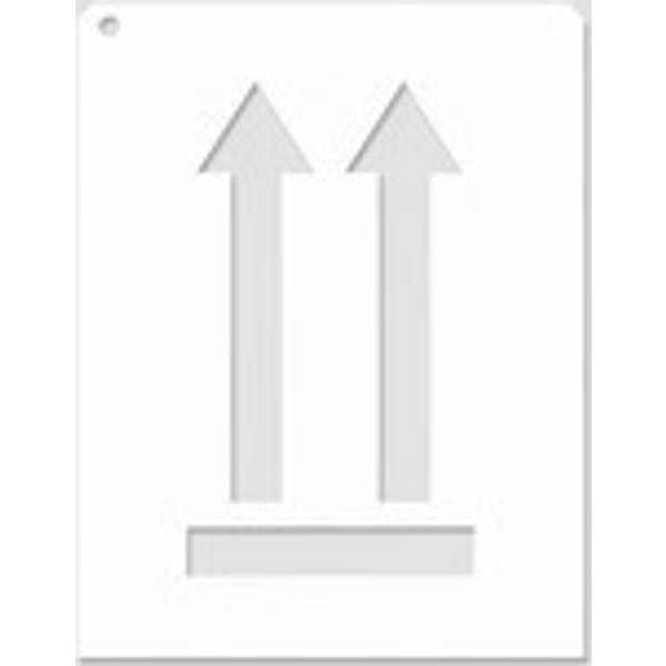 Stencil di marcatura "Alto", altezza simbolo 235 mm, plastica flessibile-image