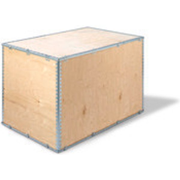 Cassa di legno, interno 650 x 520 x 420 mm, 8,4 kg, per contenitori piccoli-image