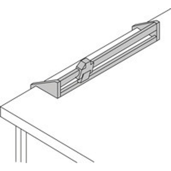 Tavolo da imballo System, dispositivo di taglio, 1270 x 600 x 400 mm, nero-image