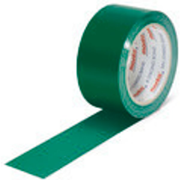 Nastro adesivo (PVC), verde, larghezza rotolo 50 mm, lunghezza 66 m, 57 µ-image