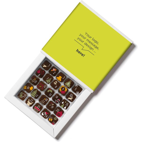 Customizable Chocolate Corporate Gifts Advent Box And Box That Can Be Personalized-image