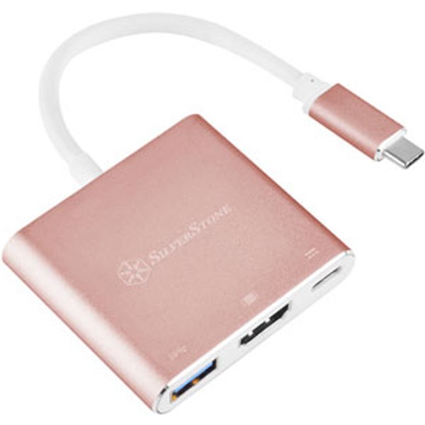 Silverstone EP08P USB3.1 Type-C to USB Type-A USB Type-C PD with 4K c