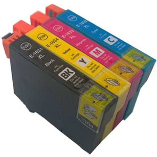 Multipack Compatible Cartridges for Epson 16XL Black, Cyan, Yellow an
