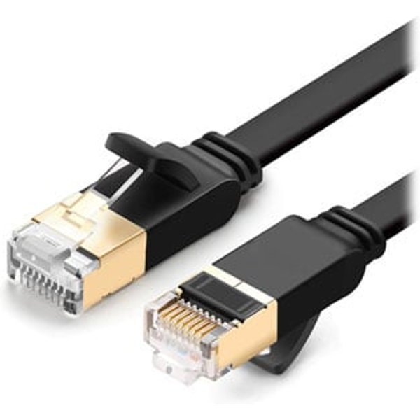Xclio 5M FLAT RJ45 CAT7 Ethernet Network Shielded TANGLE FREE RJ45 Cab