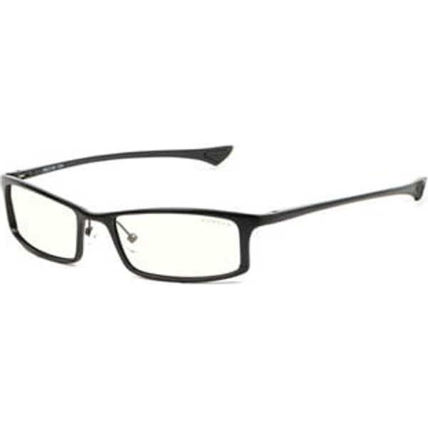 GUNNAR Phenom Blue Light/UV Filter Reading Glasses, Onyx Frame, Clear