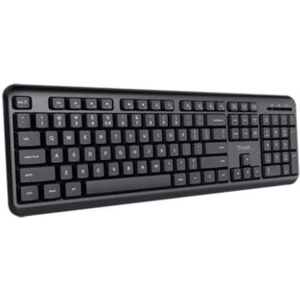 Trust TK-350 Silent Wireless Keyboard Spill-resistant RF inc USB Nano