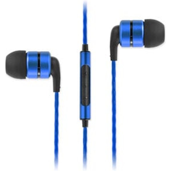 SoundMAGIC E80C In Ear Isolating Earphones with Mic Blue