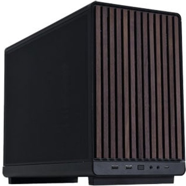 Lian Li A3 mATX Wood Black Small Form Factor Steel Mesh PC Gaming Case
