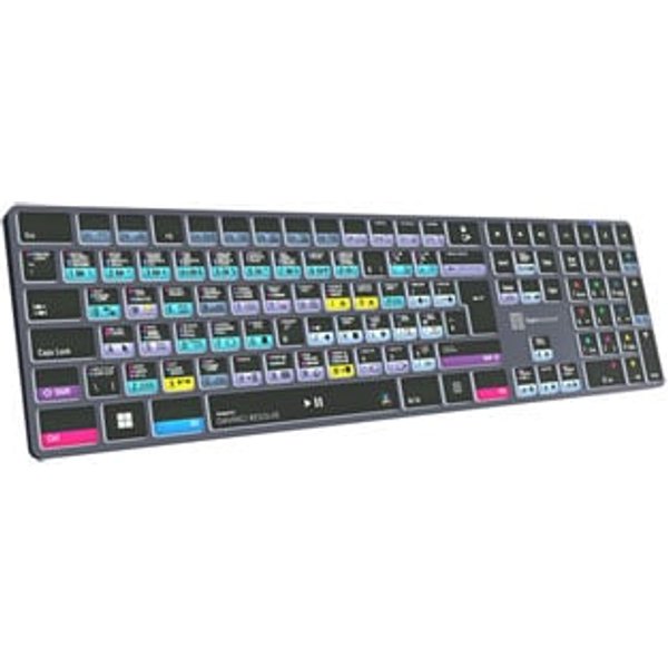 LogicKeyboard DaVinci Resolve TITAN Wireless Backlit Keyboard - Window