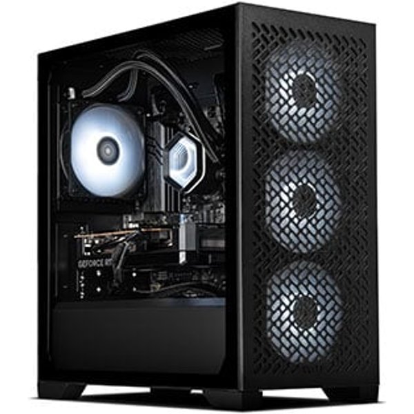 Gaming PC with NVIDIA RTX 5060 8GB and AMD Ryzen 5 9600X