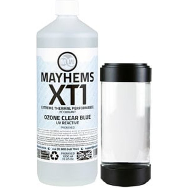 Mayhems XT1 Clear Blue Ozone UV Reactive Premixed Fluid - 1L
