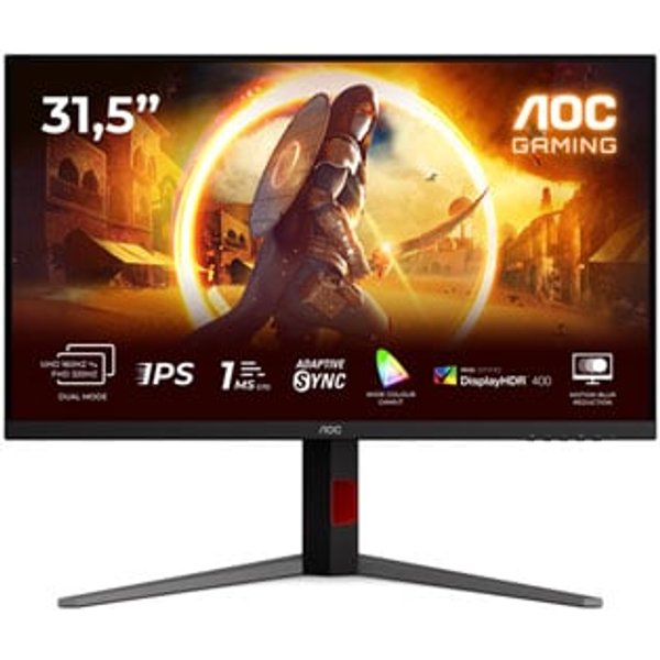 AOC U32G4U 31.5" UHD 160Hz / FHD 320Hz Dual Mode G-Sync Compatible Fas