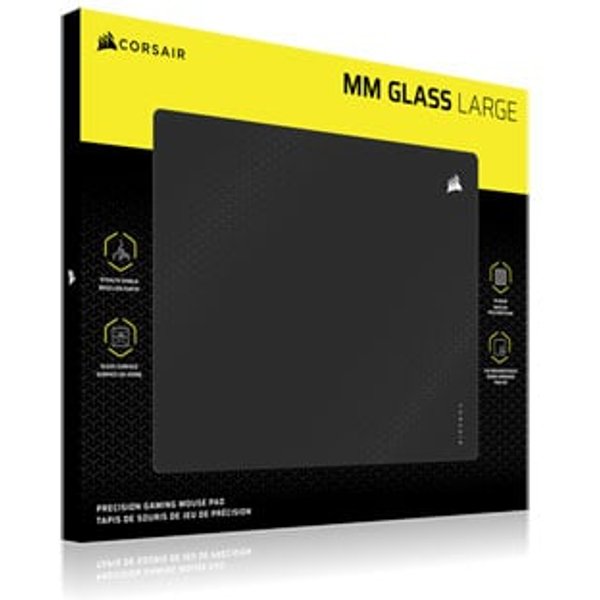 CORSAIR MM Glass Large Black Precision Gaming Mouse Pad
