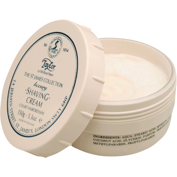 Taylor of Old Bond Street The St James Collection Luxury Shaving Creme 150 g transparent