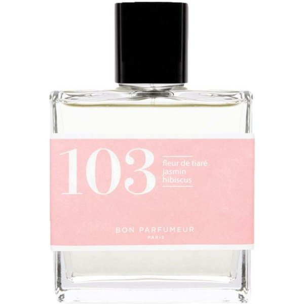 Bon Parfumeur 103 Fleur de Tiaré / Jasmin / Hibiscus Eau de Parfum Spray 100 ml transparent