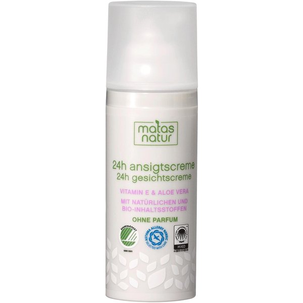 Matas Beauty Natur 24H Gesichtscreme 50 ml transparent