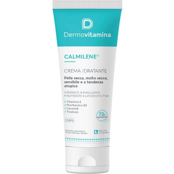 Dermovitamina Calmilene - Crema Idratante Per La Pelle Secca E Irritata, 250 Ml-image