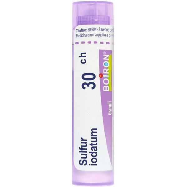 Boiron Sulfur Iodatum 30CH Medicinale Omeopatico, 80 Granuli-image