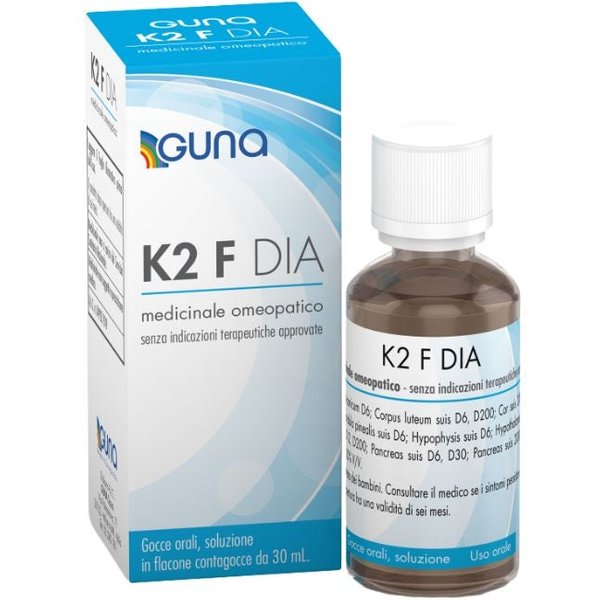 Guna K2 F DIA Medicinale Omeopatico In Gocce, 30Ml-image