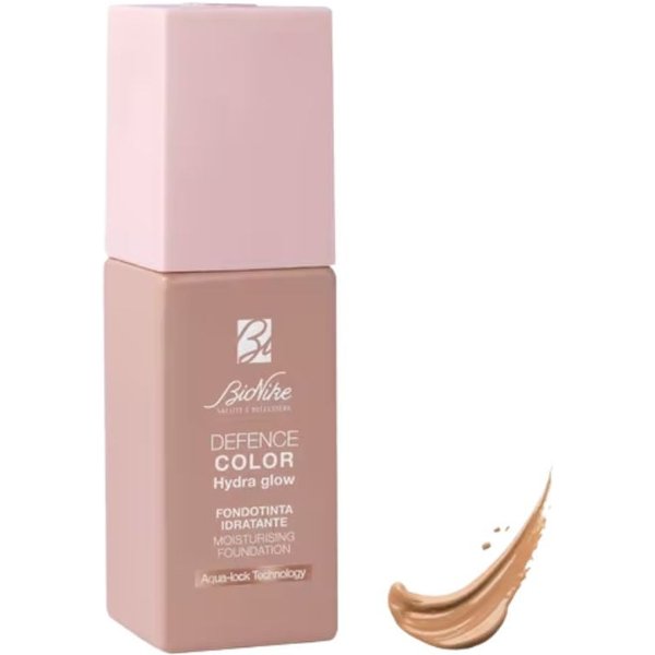 BioNike Defence Color Hydra Glow Fondotinta Idratante Per Pelle Secca Sensibile Allergica Colore 04 Beige, 30Ml-image