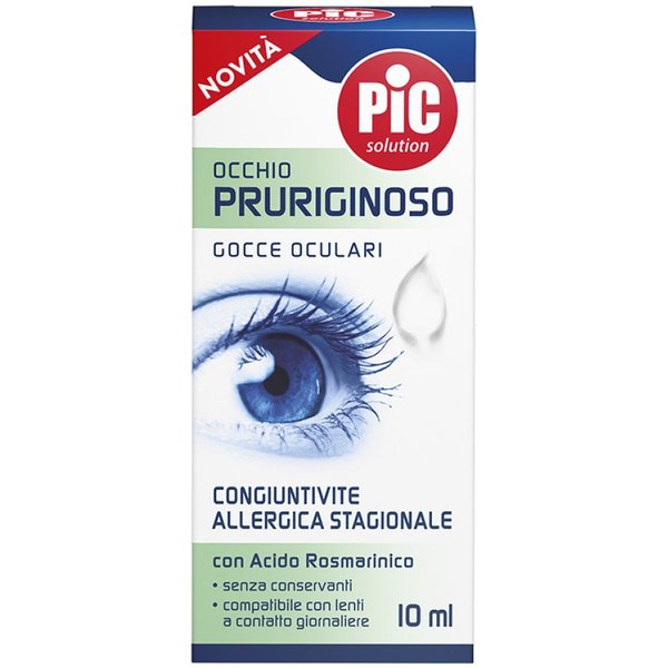 PIC Occhio Pruriginoso Gocce Oculari Soluzione Oftalmica Congiuntivite E Allergia Stagionale, 10 Ml-image