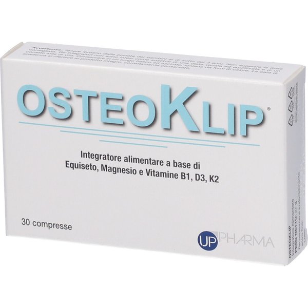 Up Pharma Osteoklip - Integratore Alimentare Per La Funzionalità Delle Ossa, 30 Compresse-image