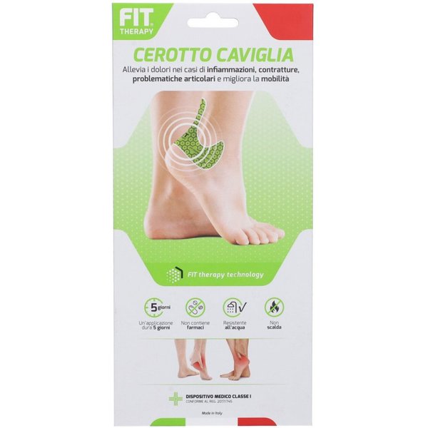 D.Fenstec Fit Therapy Caviglia - Cerotto Per I Dolori E Le Infiammazioni Articolari, 2 Pezzi-image