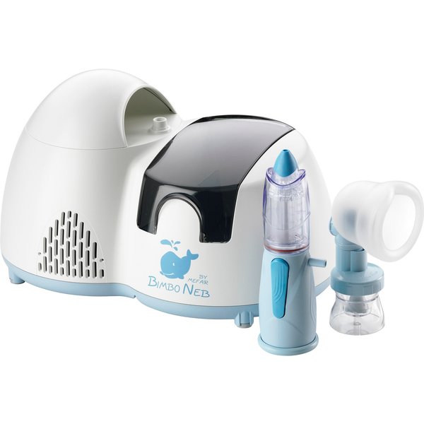 Air Liquide Sistema Aerosol Bimboneb - Dispositivo Per Aerosolterapia E Doccia Nasale, 1 Pezzo-image